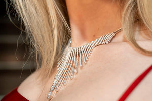 White Gold Necklaces—Beautiful Choices with  Diamonds or Colored Gems