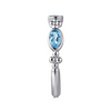 Gabriel & Co. Sterling Silver Blue Topaz Bujukan Fashion Ring