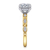 Gabriel & Co. "Claudia" 14K Two-Tone Engagement Ring Setting