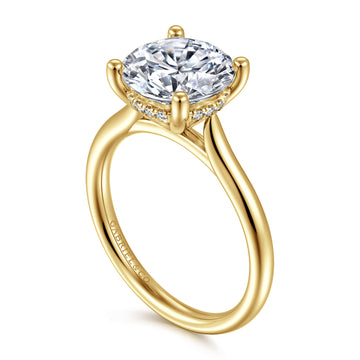 Gabriel & Co. "Azucena" 14K Diamond Engagement Ring Setting