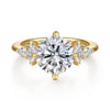 Gabriel & Co. "Colton" 14K Compass Prong Round Diamond Engagement Ring Setting
