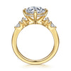 Gabriel & Co. "Colton" 14K Compass Prong Round Diamond Engagement Ring Setting