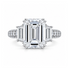 Joshua J Fine Jewelry Platinum Gold 6.81 Carat Diamond Engagement Ring