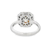 Tabrija 18K White & Yellow Gold 1-Carat Yellow Cushion Center Diamond and Halo Engagement Ring