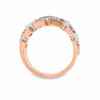 18 Karat Two-Tone Mens Diamond Wedding Band