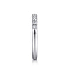 Gabriel & Co. 14K White Gold 1/4-Carat 11-Stone Diamond Anniversary Band