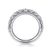 Gabriel & Co.14K White Gold 1.5-Carat 11-Stone Diamond Anniversary Band