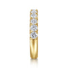 Gabriel & Co. 14K Yellow Gold 1-Carat 11-Stone Diamond Anniversary Band