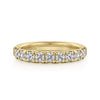 Gabriel & Co. 14K "Portofino" French Pave Set Diamond Wedding Band