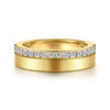 Gabriel & Co. 14K 5mm Diamond Anniversary Cigar Band