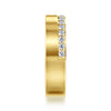 Gabriel & Co. 14K 5mm Diamond Anniversary Cigar Band