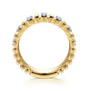 Gabriel & Co. "Jay" 14K U Setting Diamond Anniversary Band