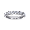 Gabriel & Co. "Portofino" 14K French Pave 1ct Diamond Wedding Band