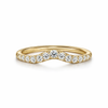 Gabriel & Co. 14K Curved Diamond Anniversary Band 0.25ct