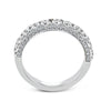 Simon G. 18K White Gold Diamond Half Anniversary Band