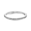 Simon G. 18K White Gold Diamond Wedding Band