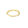 14K Yellow Gold 1/2 Carat Lab Grown Diamond Orbit Band