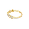 14K Yellow Gold 1/2 Carat  Lab Grown Diamond Anniversary Band