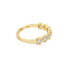 14K Yellow Gold 1/2 Carat  Lab Grown Diamond Anniversary Band