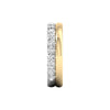 14K Two-Tone Two-Stack 1/2 Carat Illusion  Lab Grown Diamond Band