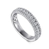 Gabriel & Co. 14K White Gold Diamond Anniversary Band