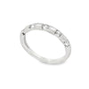 18K White Gold 5-Stone Diamond Band