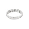 18K White Gold 1-1/4 Carat 5-Stone Diamond Band