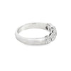 18K White Gold 1-1/4 Carat 5-Stone Diamond Band