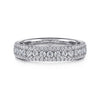 Gabriel & Co. 14K White Gold Wilshire Diamond Anniversary Band
