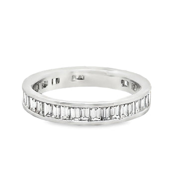 Joshua J Fine Jewelry Platinum White Gold Full Anniversary Diamond Anniversary Band