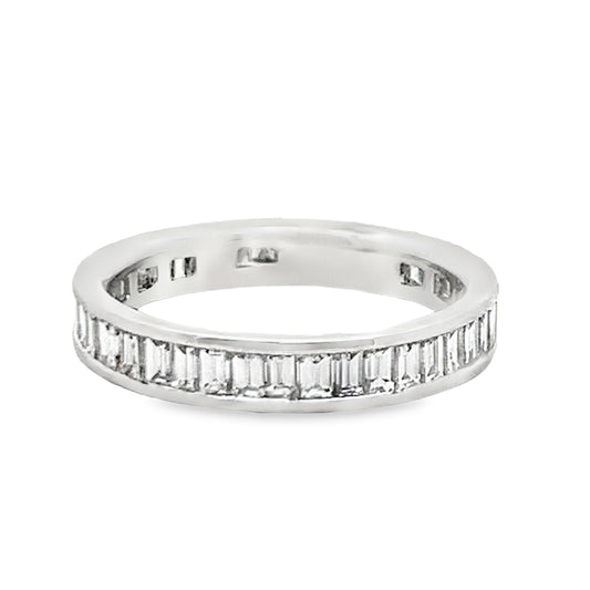 Joshua J Fine Jewelry Platinum White Gold Full Anniversary Diamond Anniversary Band