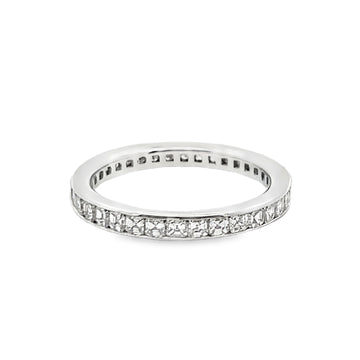 Joshua J Fine Jewelry Platinum Half Anniversary Diamond Anniversary Band
