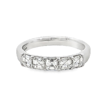 Joshua J Fine Jewelry Platinum Half Anniversary Diamond Anniversary Band Size