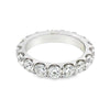 Roman Jewelers Signature 14K White Gold Diamond Anniversary Band