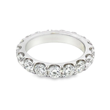 Roman Jewelers Signature 14K White Gold Diamond Anniversary Band