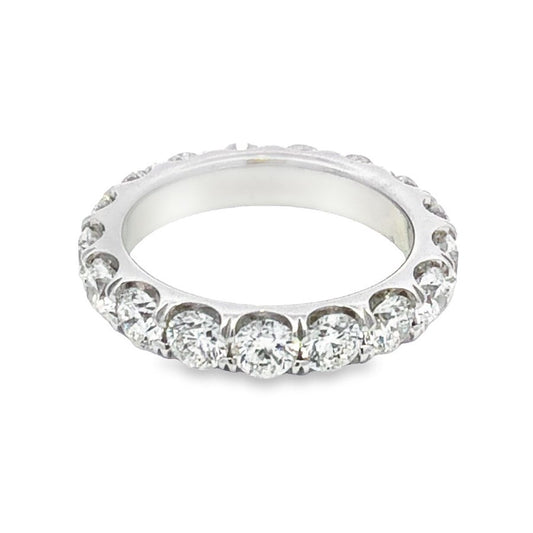 Roman Jewelers Signature 14K White Gold Diamond Anniversary Band