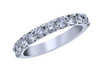 Roman Jewelers Signature 14K White Gold Diamond Anniversary Band