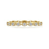 Gabriel & Co. 14K Yellow Gold Marquise Station Stackable Anniversary Band