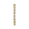 Gabriel & Co. 14K Yellow Gold Marquise Station Stackable Anniversary Band