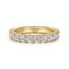 Gabriel & Co. 14K Yellow Gold Diamond Eternity Band