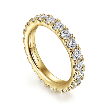 Gabriel & Co. 14K Yellow Gold Diamond Eternity Band