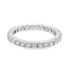 14K White Gold Diamond Eternity Band