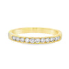 Roman Jewelers Signature 14K Yellow Gold 1/4-Carat Channel Set Diamond Band