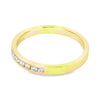Roman Jewelers Signature 14K Yellow Gold 1/4-Carat Channel Set Diamond Band