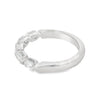 Roman Jewelers Signature 18K White Gold Emerald Cut Diamond Band