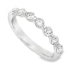 Roman Jewelers Signature 14K White Gold 7-Stone Shared-Prong Anniversary Band