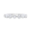 Roman Jewelers Signature 14K White Gold 7-Stone Shared-Prong Diamond Band