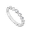 Roman Jewelers Signature 14K White Gold 7-Stone Shared-Prong Diamond Band