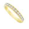 Roman Jewelers Signature 14K Yellow Gold Half-Carat Channel Set Diamond Band