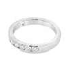 Roman Jewelers Signature 14K White Gold Channel Set 3/4-Carat Diamond Anniversary Band